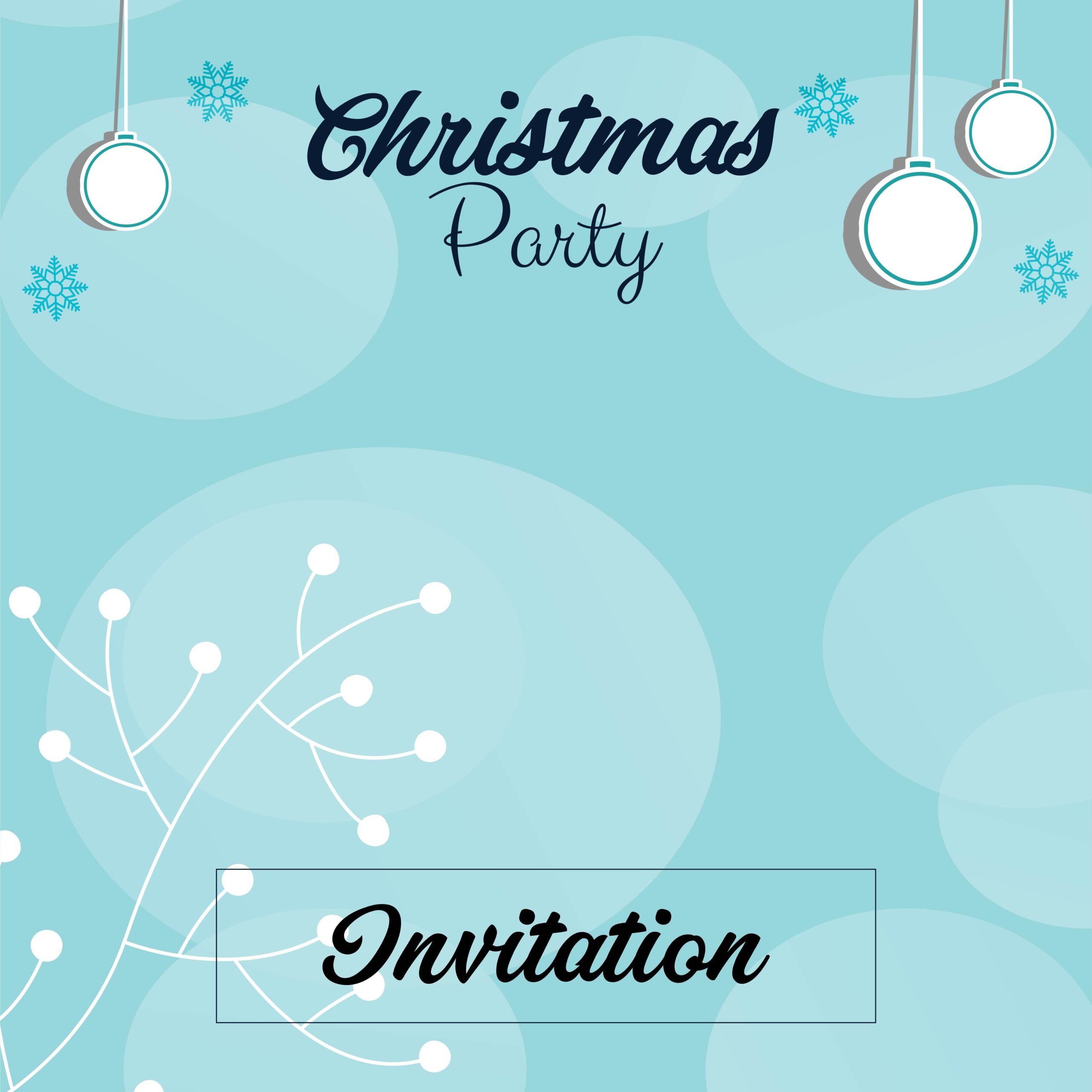 Printable Christmas Invitation Cards Templates Christmas Invitations 