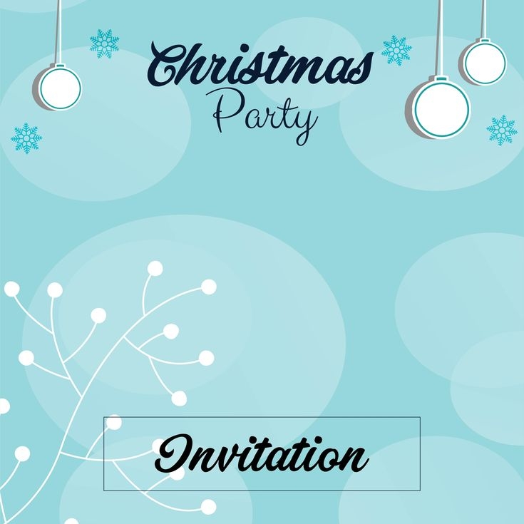 Printable Christmas Invitation Cards Templates Christmas Invitations