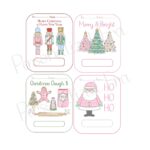 Printable Christmas Money Gift Cards Preppy Holiday Cash Cards Santa