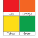 Printable Color Cards