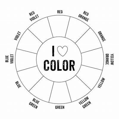 Printable Color Wheel Coloring Page Kidsworksheetfun Images And