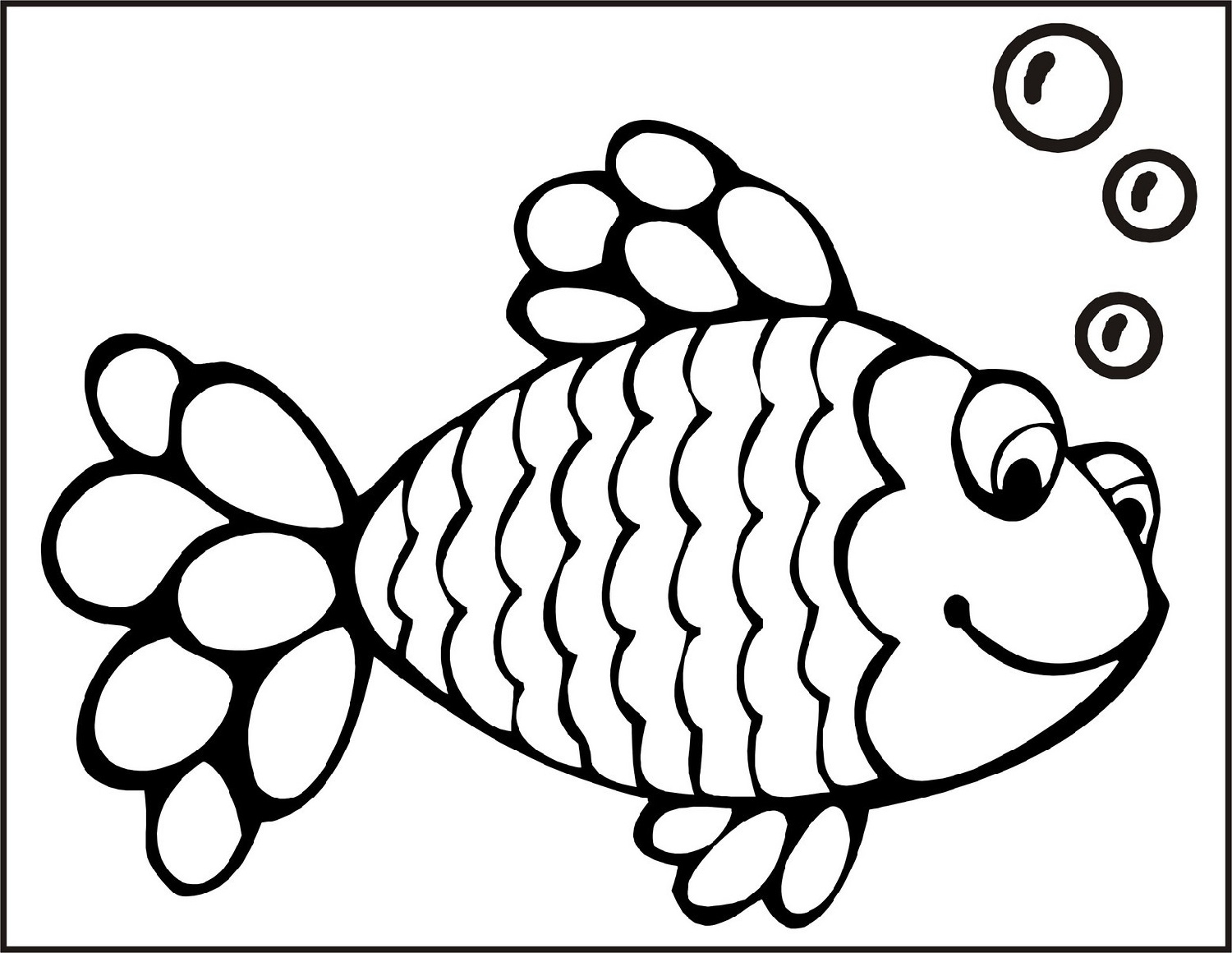 free fish coloring pages printable