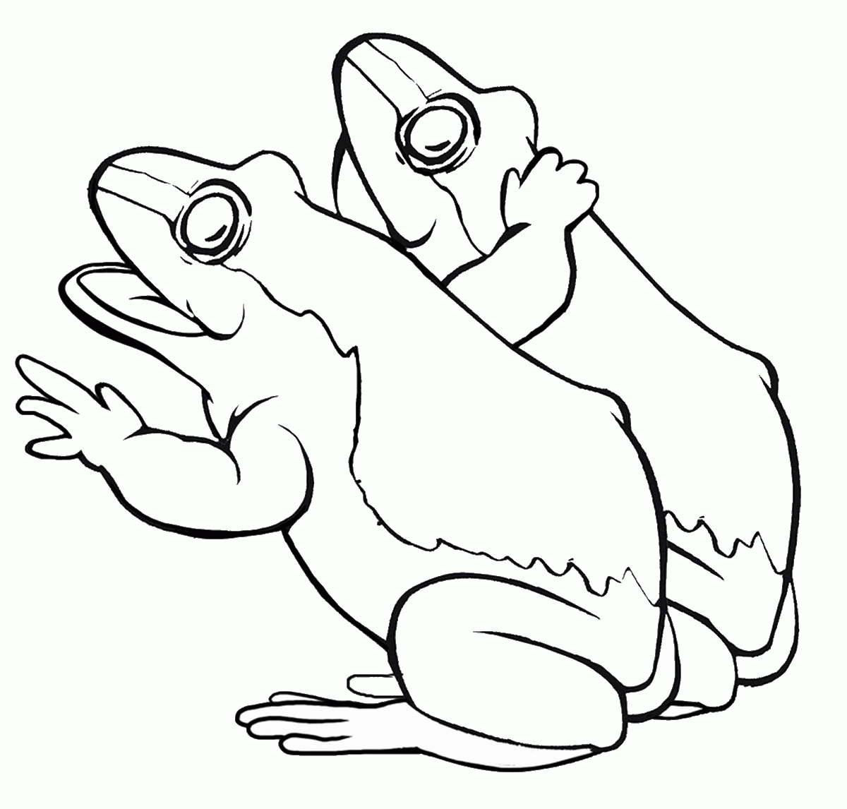 Printable Coloring Pages Of Frogs