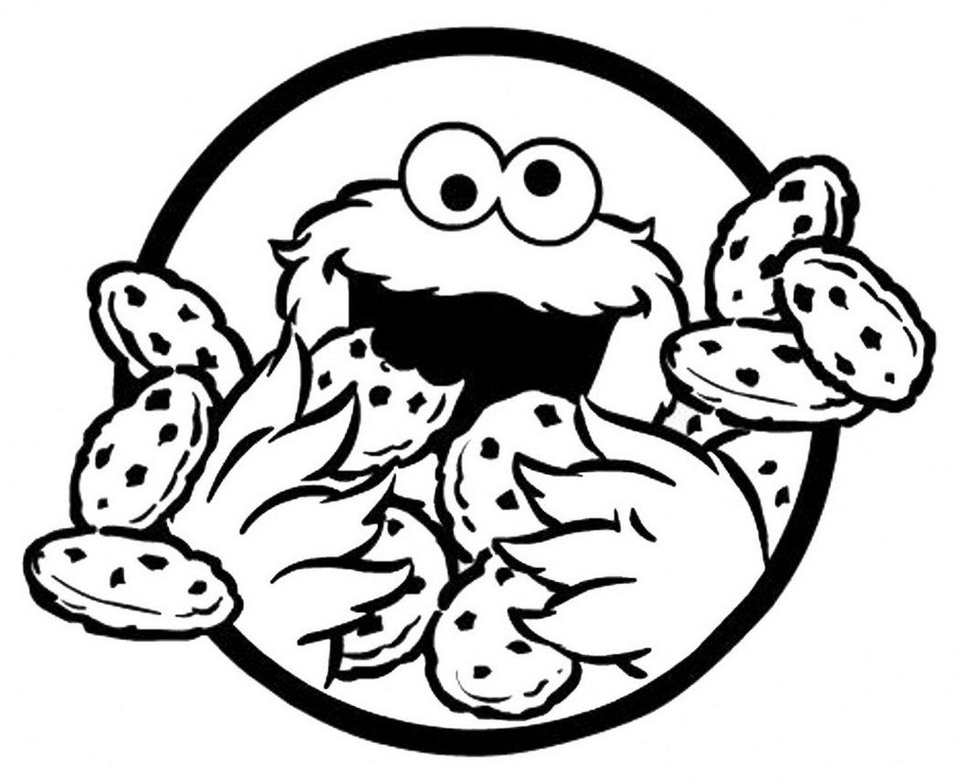 Cookie Monster Coloring Pages