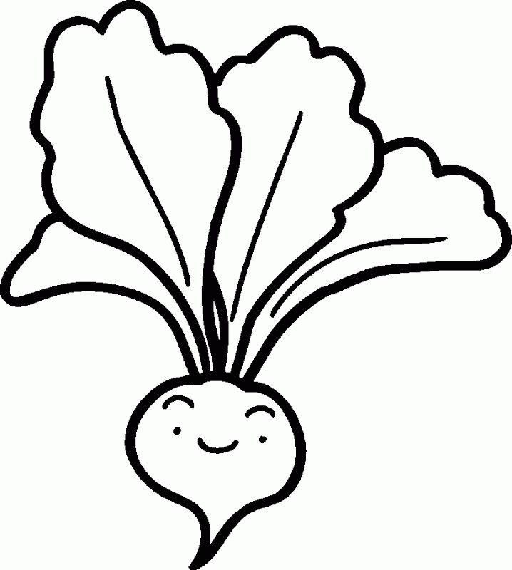 Printable Coloring Pages Of Vegetables Coloring Home