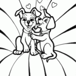 Printable Coloring Pages Puppies Coloring Home