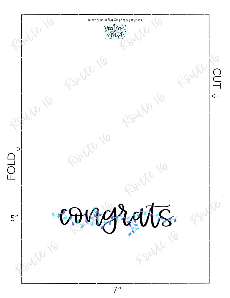 Printable Congrats Card Digital Download Congrats Card Baby Etsy