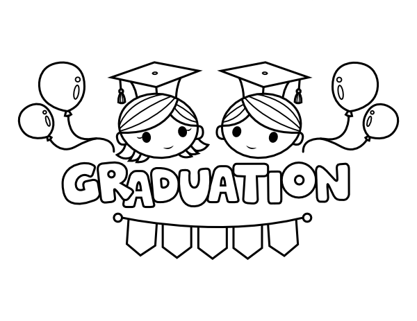 printable coloring graduation card