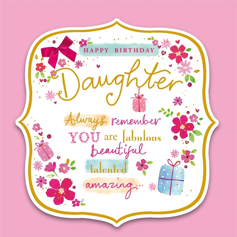 printable happy birthday card for daughter