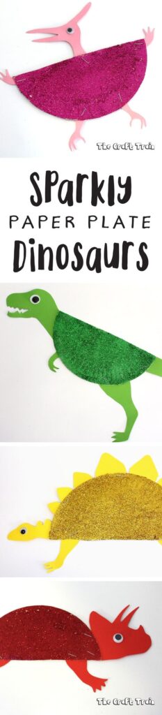 Printable Dinosaur Paper Plate Craft Template Printable New Year Banners
