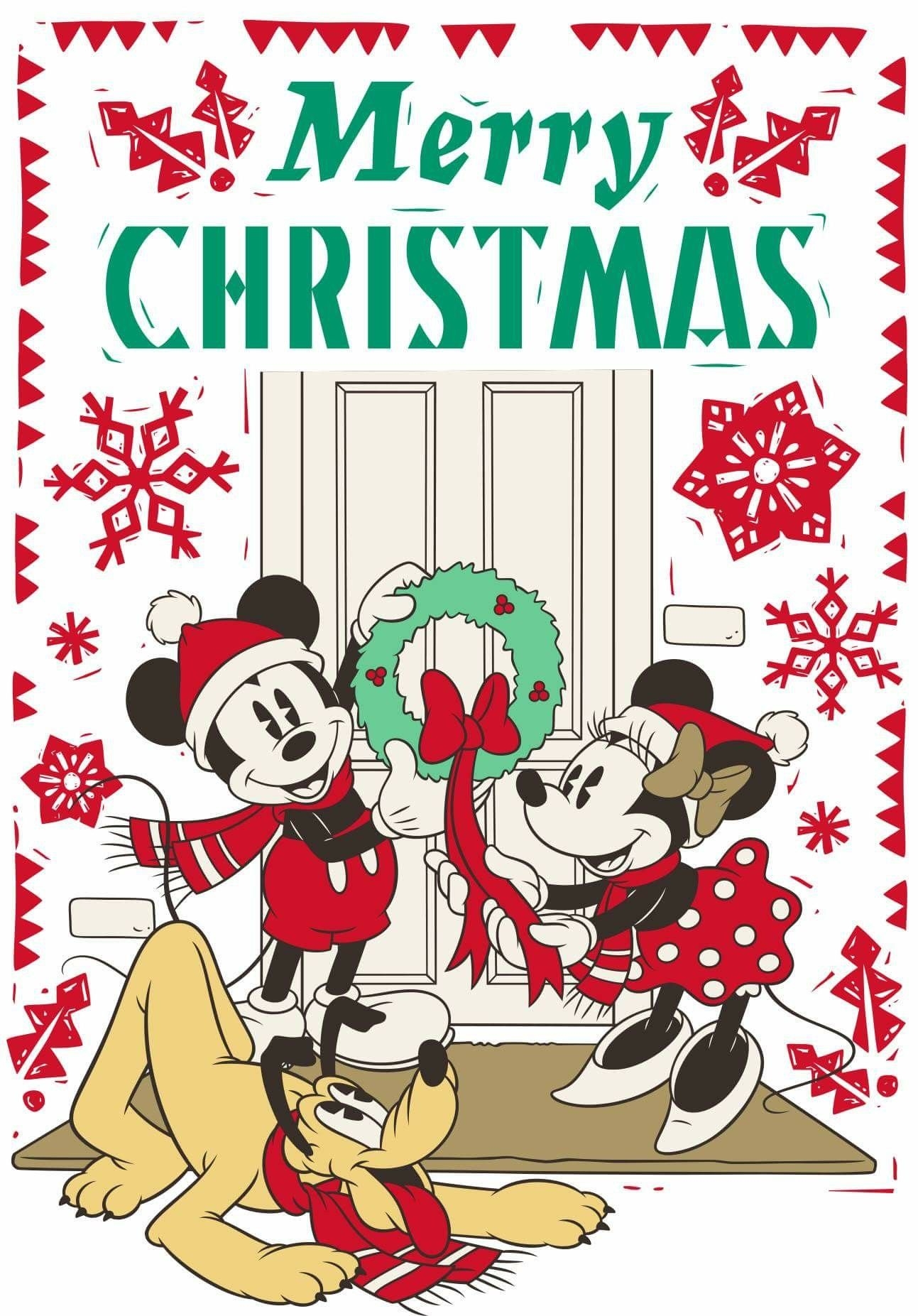 Printable Disney Christmas Cards Printable New Year Banners