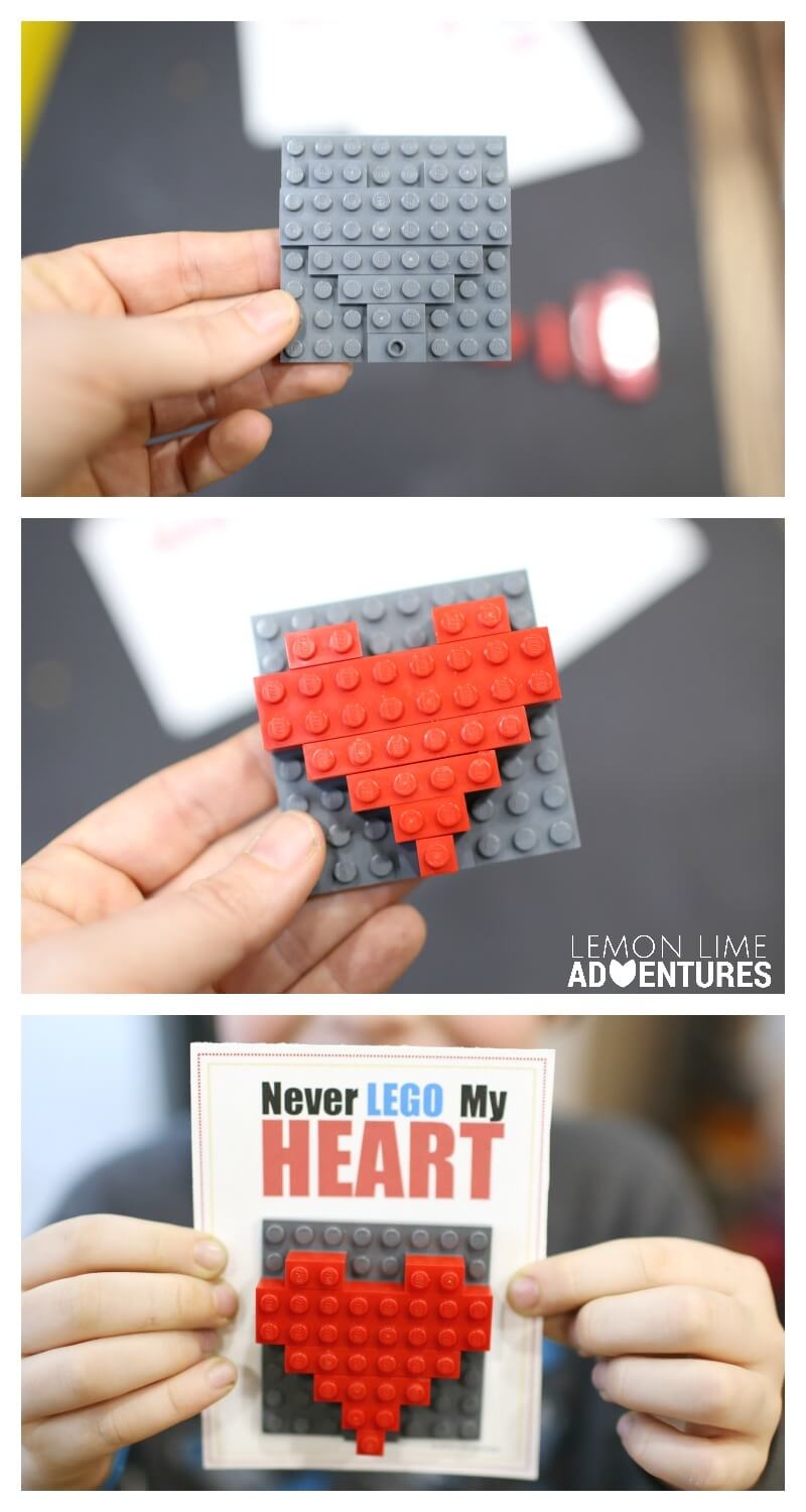 printable lego valentines day cards