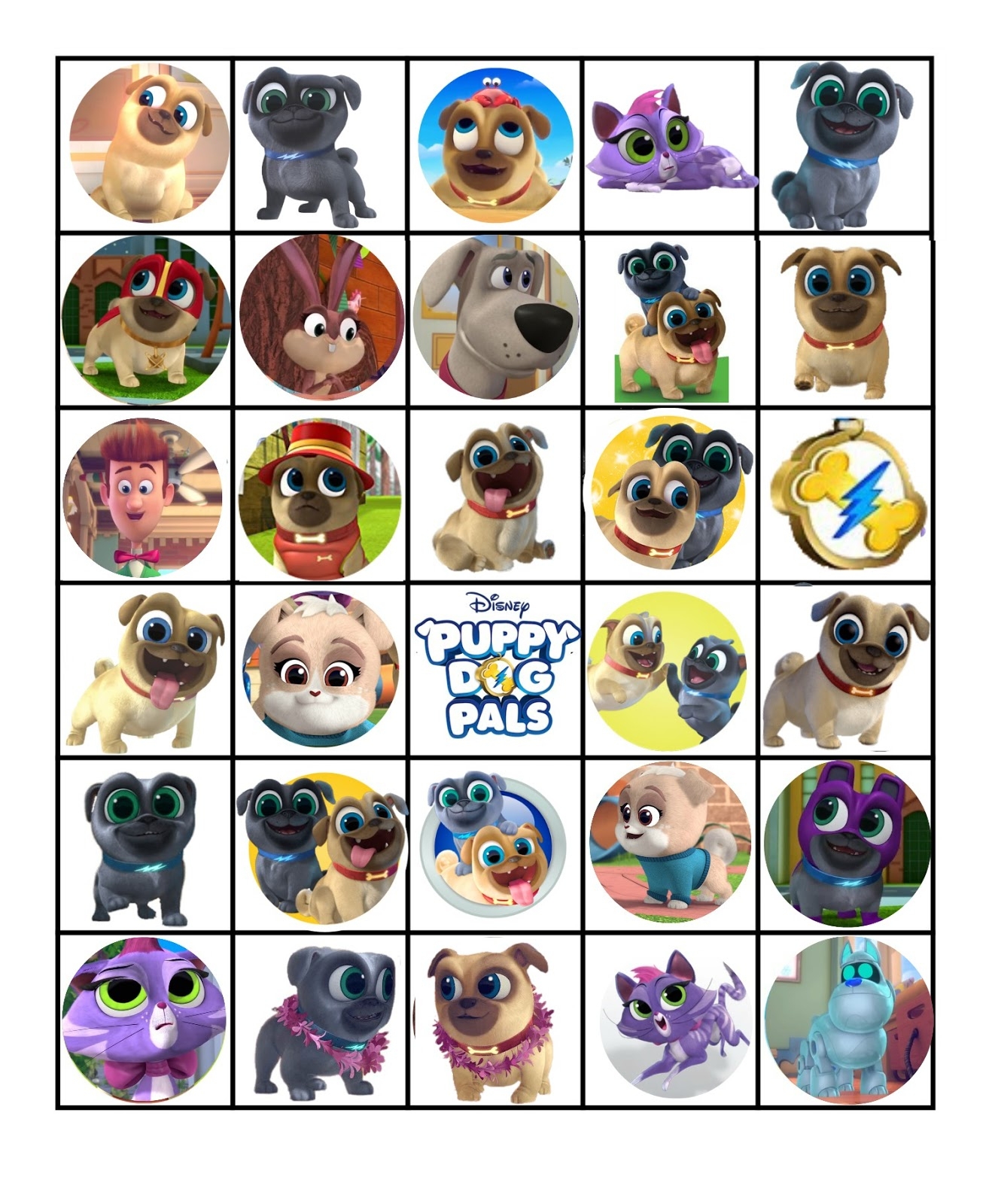 Printable Dog Bingo Cards Printable Bingo Cards