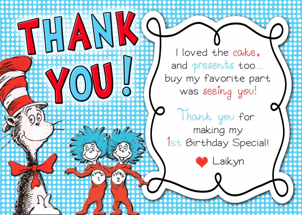 Printable Dr Seuss Thank You Cards Printable Card Free
