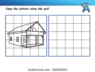 Printable Drawing Worksheet Stock Vector Royalty Free 1009206967
