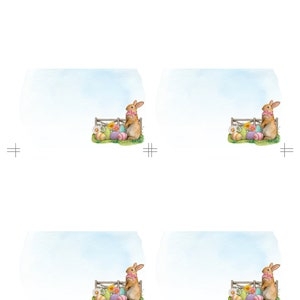 printable easter place card template