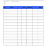 Printable Editable Credit Card Template