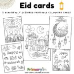 Printable Eid Cards Primary Ilm Worksheets Library