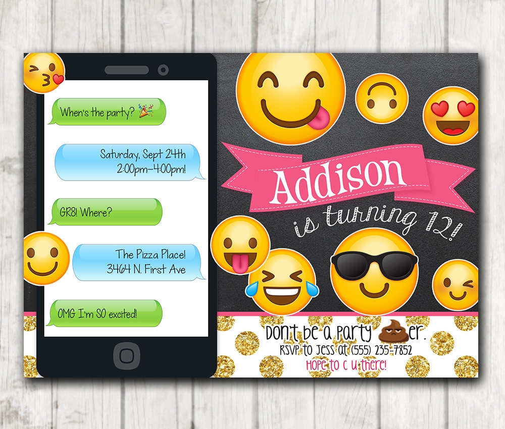 printable emoji birthday card