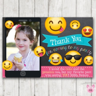 printable emoji thank you cards