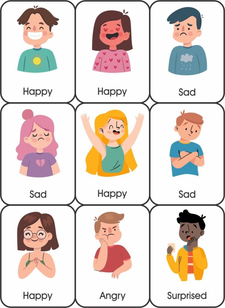 Printable Emotion Cards Printable JD