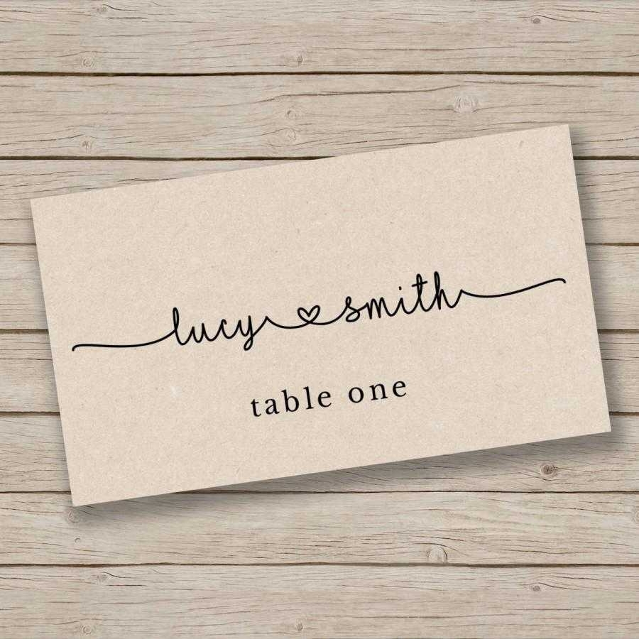 printable escort cards free