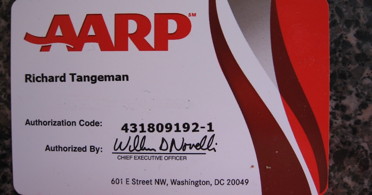 Printable Fake Aarp Card Template Printable And Enjoyable Learning