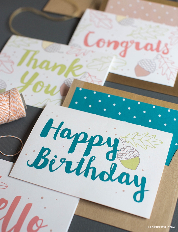 printable fall greeting cards