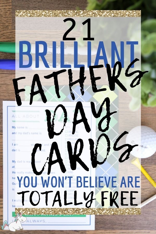 Printable Fathers Day Cards Husband Design Corral