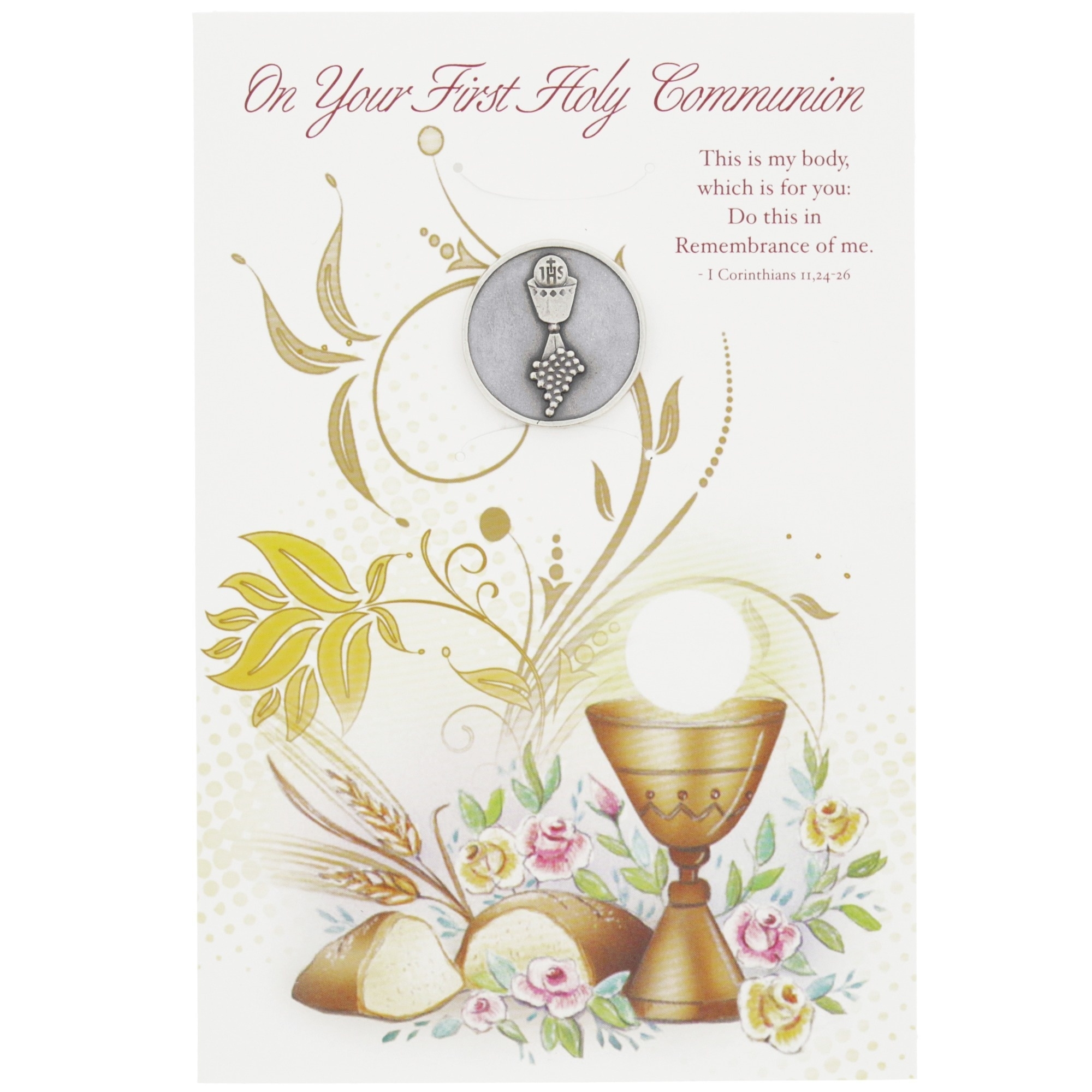 printable first communion prayer cards