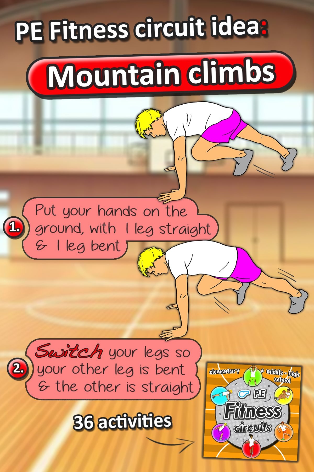 Printable Fitness Circuit Station Cards Carol Reeder