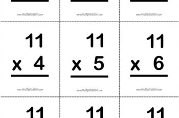 Printable Flash Cards Math Printable Flash Cards