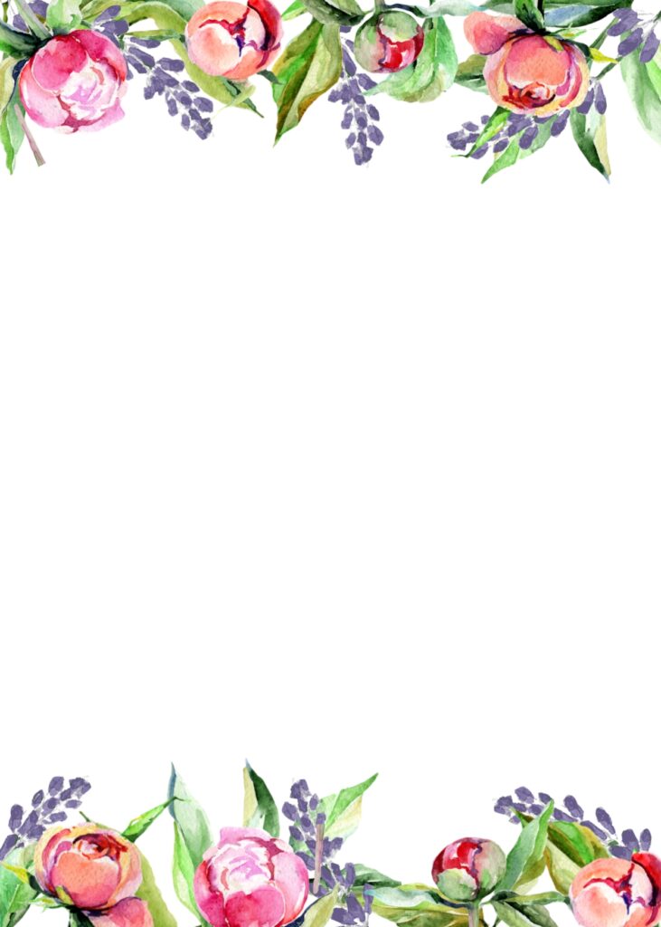 Printable Floral Invitation Template Free Printable Templates