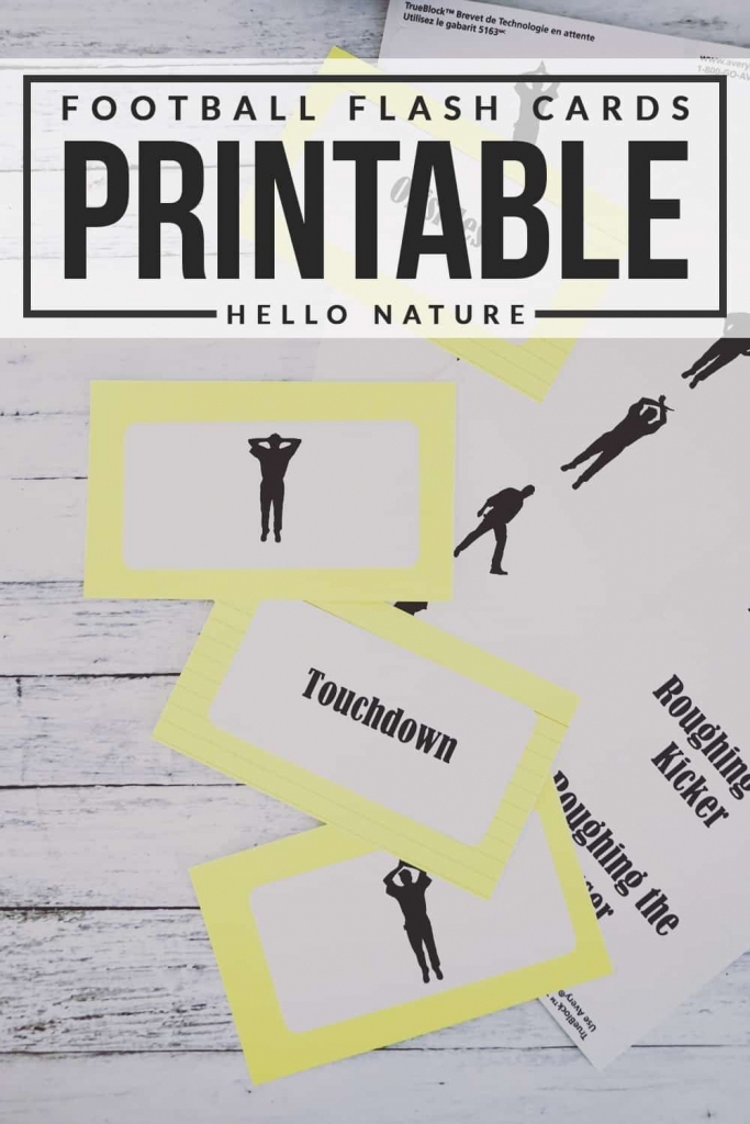 Printable Football Referee Game Cards Printable Card Free