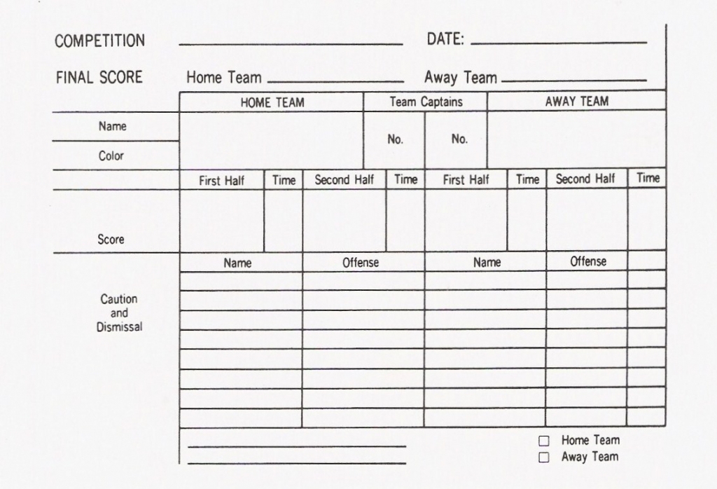 printable football referee game cards