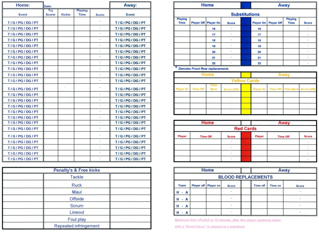 Printable Football Referee Game Cards Printable Cards
