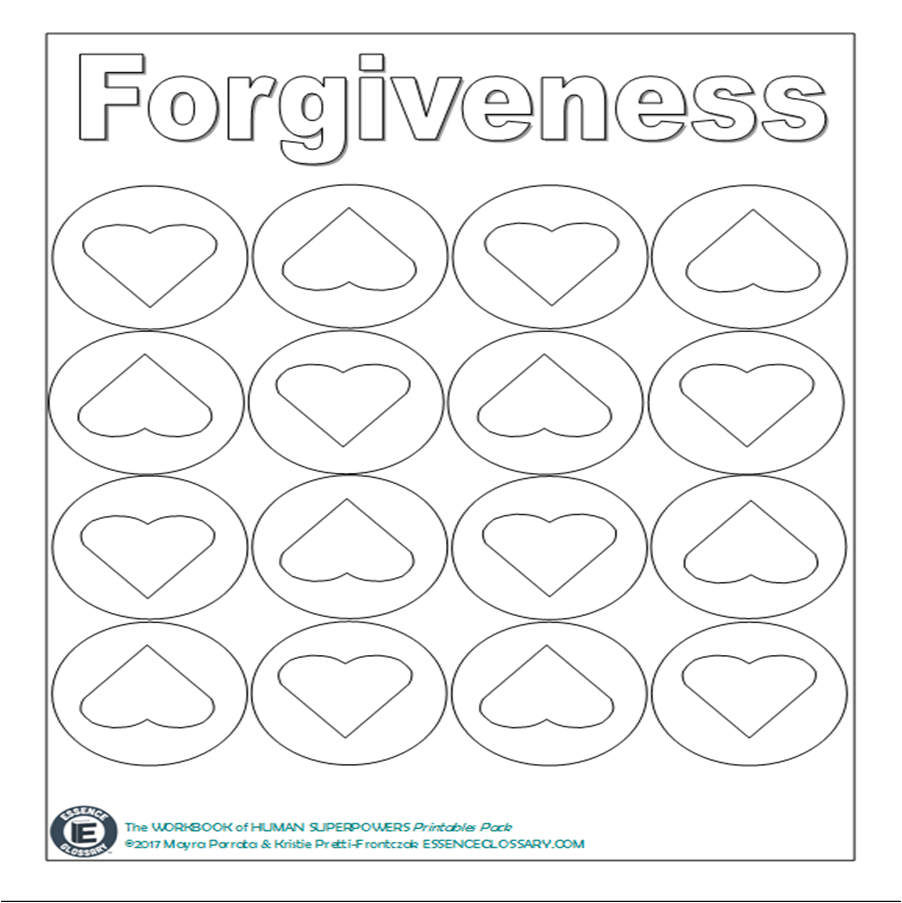 Printable Forgiveness Activities