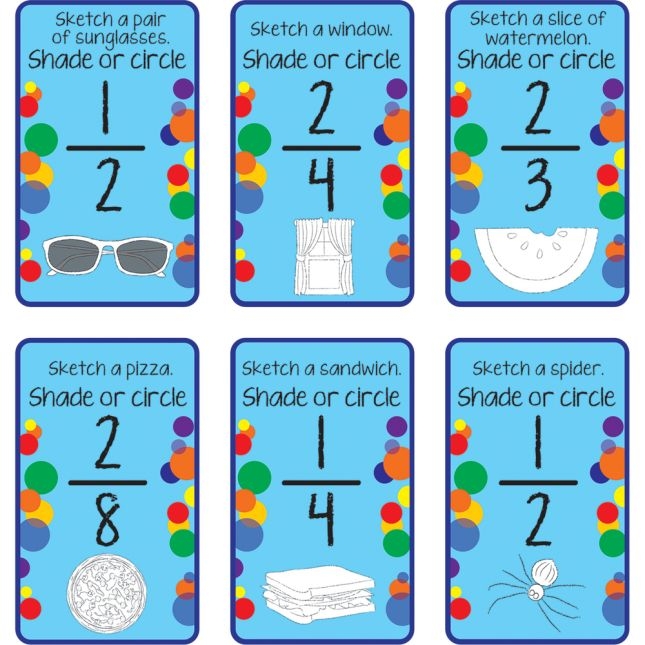 printable fraction cards pdf