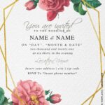 Printable Free Wedding Invitation Template For Word Printable Templates
