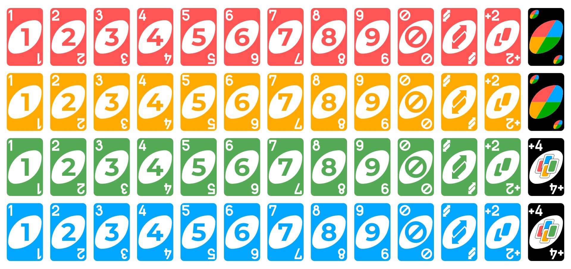 printable full size uno cards