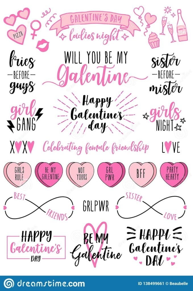 printable galentines cards