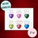 Printable Geode Valentine Cards Crystal Valentine Cards Classroom 