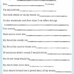 Printable Getting To Know Your Employees Questionnaire Template