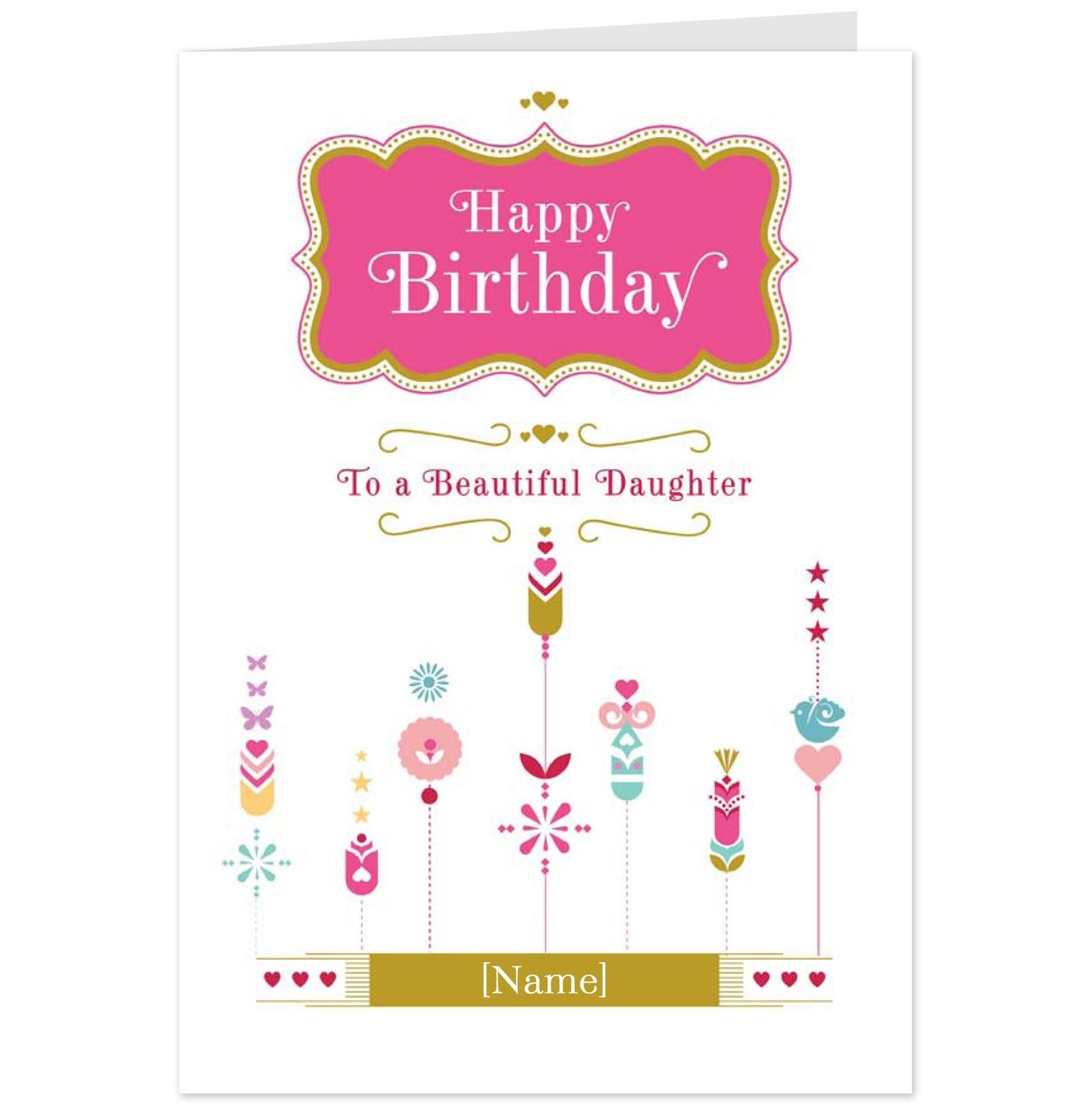 Printable Girly Birthday Cards Silva Dressing