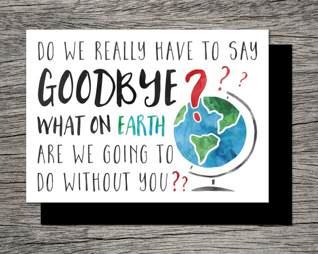 printable going away cards