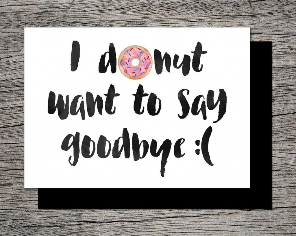 Printable Goodbye Cards For Students Printable Cards