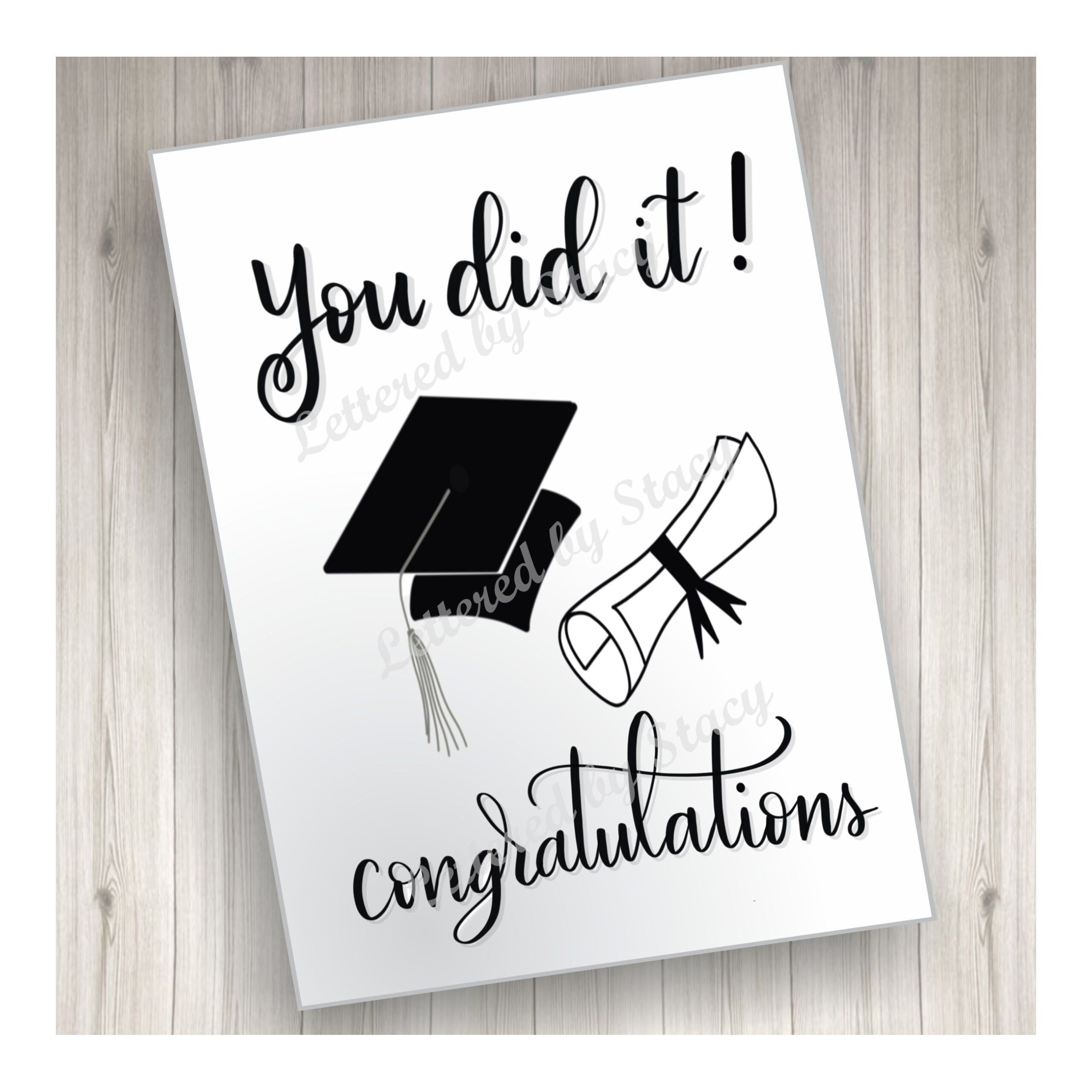Printable Graduation Card Printable New Year Banners