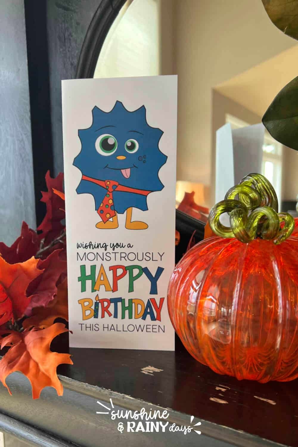 printable halloween birthday cards