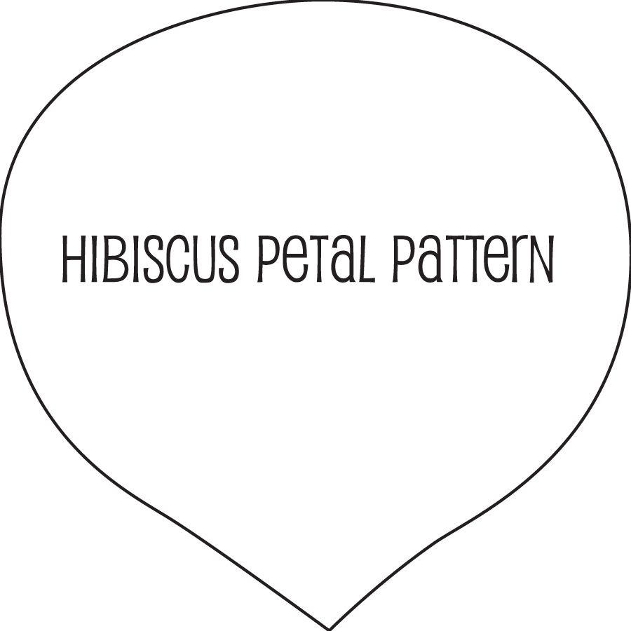 Printable Hibiscus Paper Flower Template Get What You Need