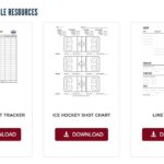 Printable Hockey Lineup Cards Free Printable